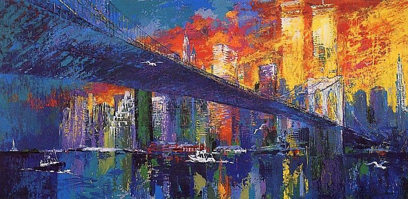 Leroy Neiman The Brooklyn Bridge